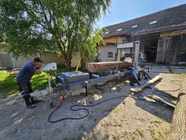 Horizontal band sawmill TP-600 mobilní , | Sawmill machinery | Woodworking machinery | Drekos Made s.r.o