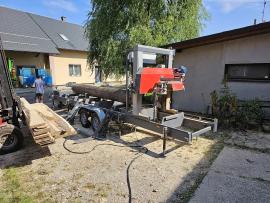Horizontal band sawmill TP-600 mobilní , | Sawmill machinery | Woodworking machinery | Drekos Made s.r.o