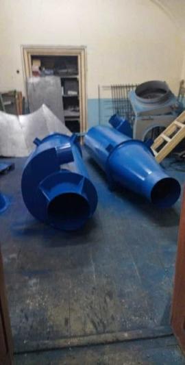 Dust extractor Cyklonový odlučovač pílin | Kilns, air machinery | Woodworking machinery | Juraj polovka šneky výroba