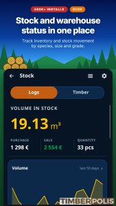 Stock TIMBERPOLIS / DREVARI | For production | Software | DREVARI.SK, s.r.o