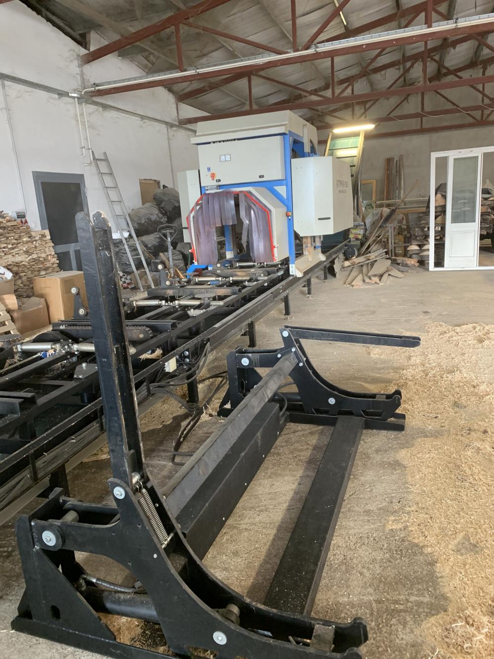 Double saw blade angle saw Walter TTPP 450550 Sawmill machinery