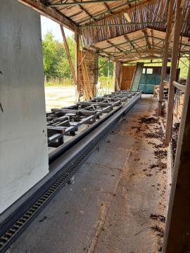 Double saw blade angle saw Walter  |  Sawmill machinery | Woodworking machinery | Drekos Made s.r.o