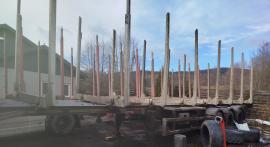 Log semi-trailer Zaslaw  |  Transport machinery | Woodworking machinery | Tartak Drewbud