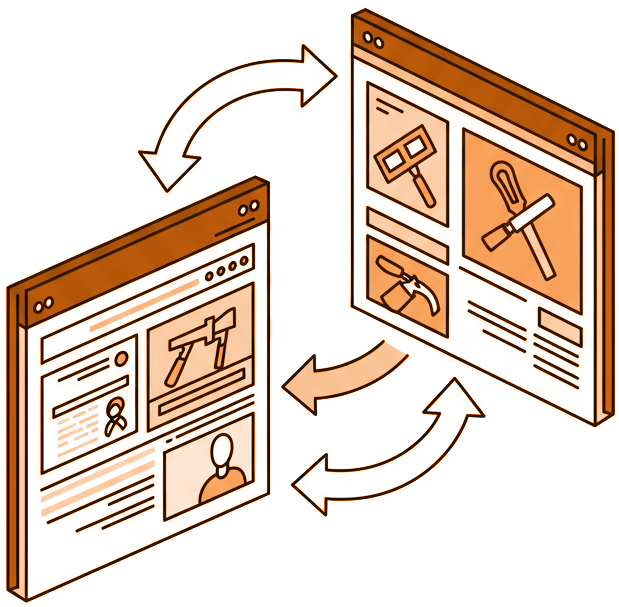 Sharing selected data, information and services