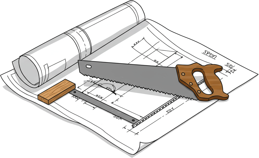 Cutting plans and sawing patterns